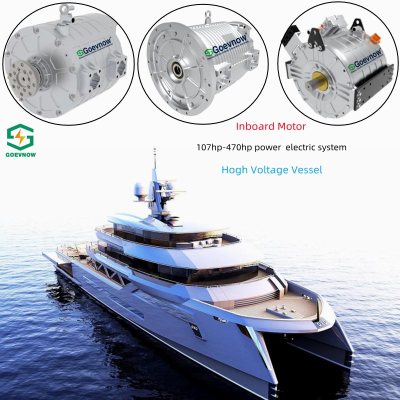 Rawsuns 100kw 500Nm Marine Engine Vessel Motor Controller Direct Drive for Fishing Electric Boat Ship